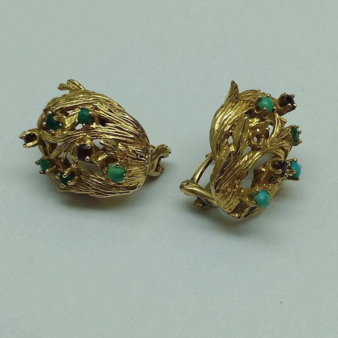 ARETES PAR ORO 10 K 13.9 GRMS (SEMINUEVO)