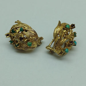 ARETES PAR ORO 10 K 13.9 GRMS (SEMINUEVO)