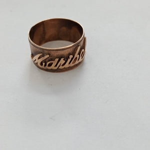 ANILLO ORO 8 K 3.3 GRMS (SEMINUEVO)