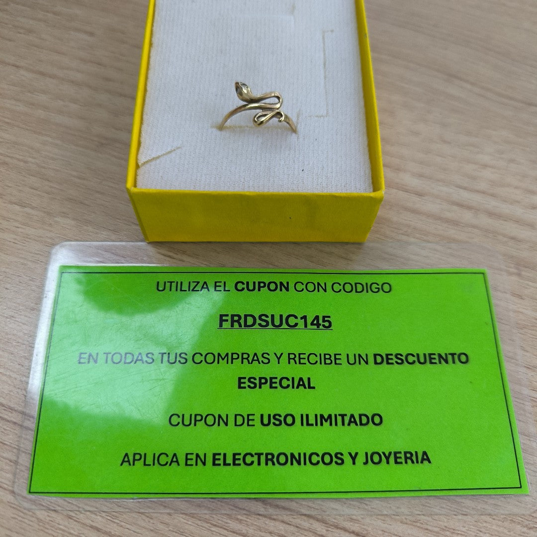 ANILLITO ORO 10 K 1.5 GRMS (SEMINUEVO)
