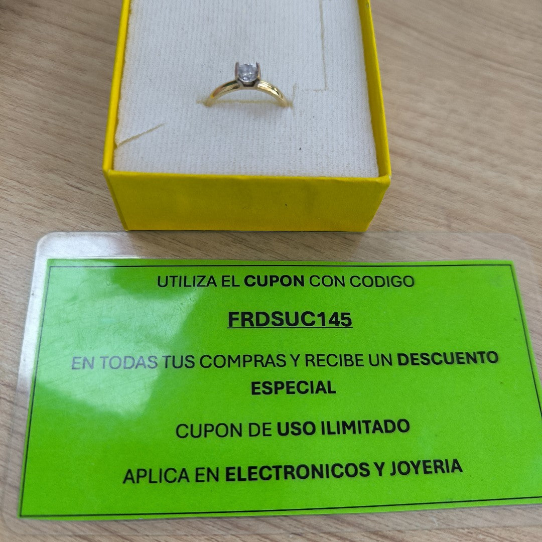 SOLITARIO ORO 10 K 1,30 GRMS (SEMINUEVO)