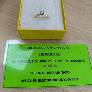 SOLITARIO ORO 10 K 1,30 GRMS (SEMINUEVO)