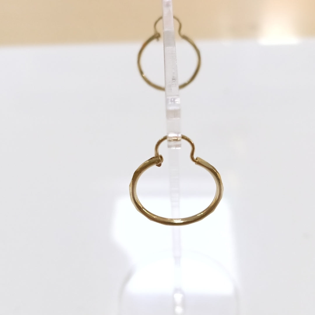 ARRACADAS PAR ORO 14 K 0.7 GRMS (SEMINUEVO)