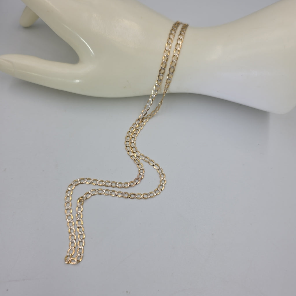 CADENA ORO, RODIADO 14 K 4.7 GRMS (SEMINUEVO)