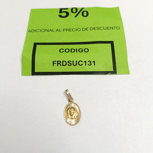 MEDALLA RELIGIOSA ORO 10 K 0.7 GRMS (SEMINUEVO)
