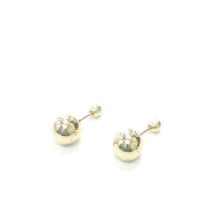BROQUELES PAR ORO 14 K 1.7 GRMS (SEMINUEVO)