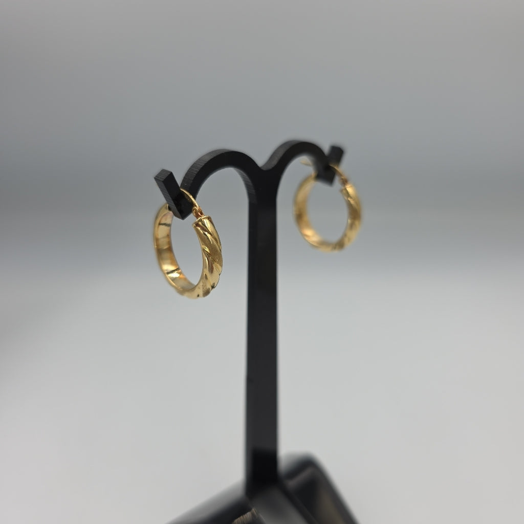 ARRACADAS PAR ORO 14 K 2.2 GRMS (SEMINUEVO)
