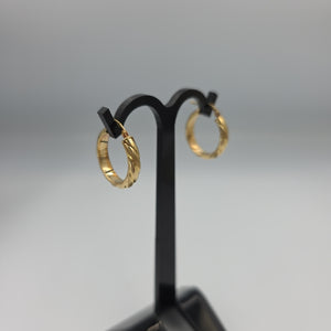 ARRACADAS PAR ORO 14 K 2.2 GRMS (SEMINUEVO)
