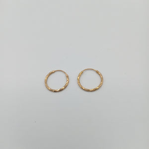 ARRACADAS PAR ORO 14 K 1 GRMS (SEMINUEVO)