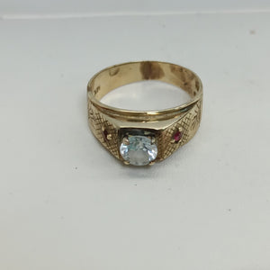 ANILLO ORO 14 K 4.4 GRMS (SEMINUEVO)