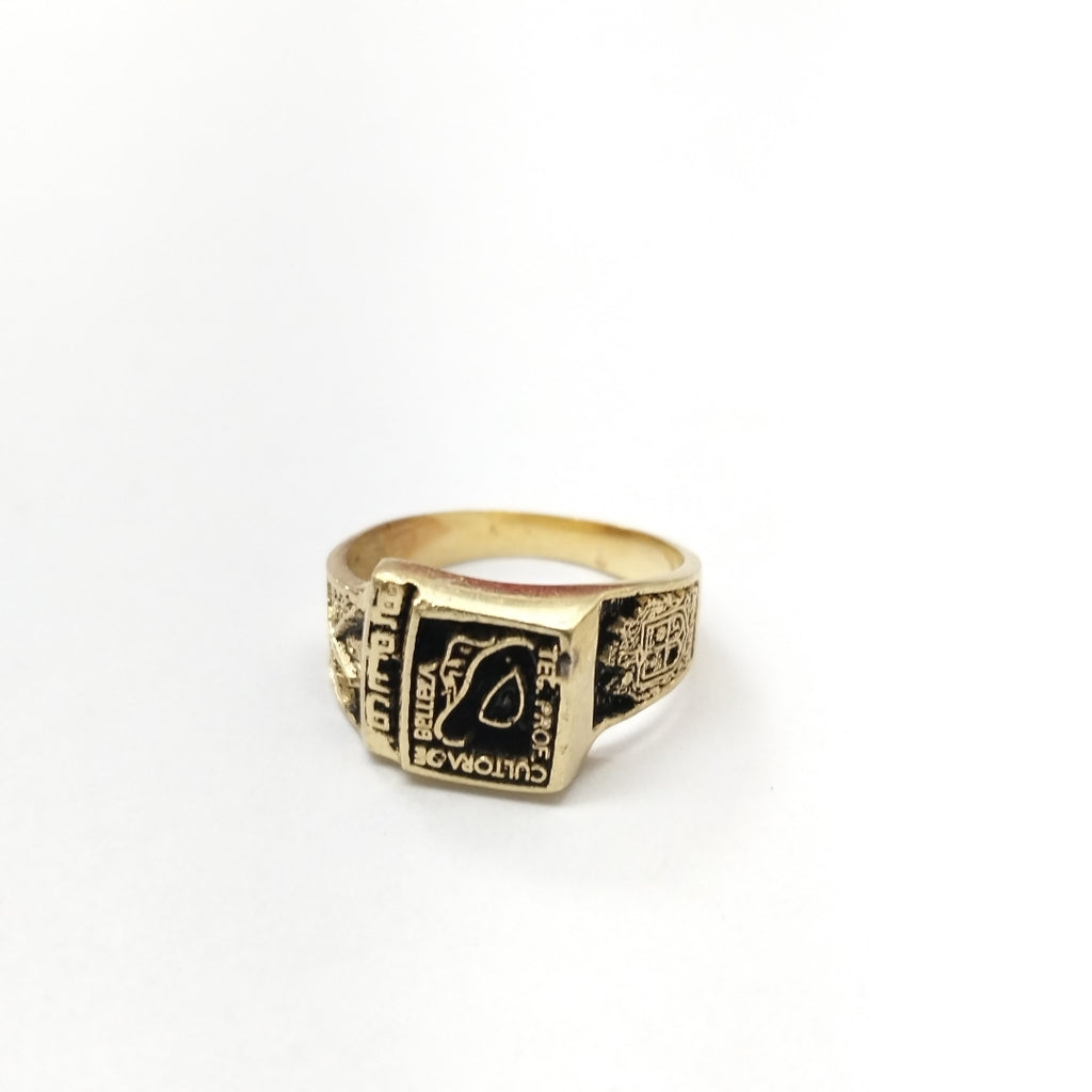 ANILLO DE GRADUACIÓN ORO 14 K 4,70 GRMS (SEMINUEVO)