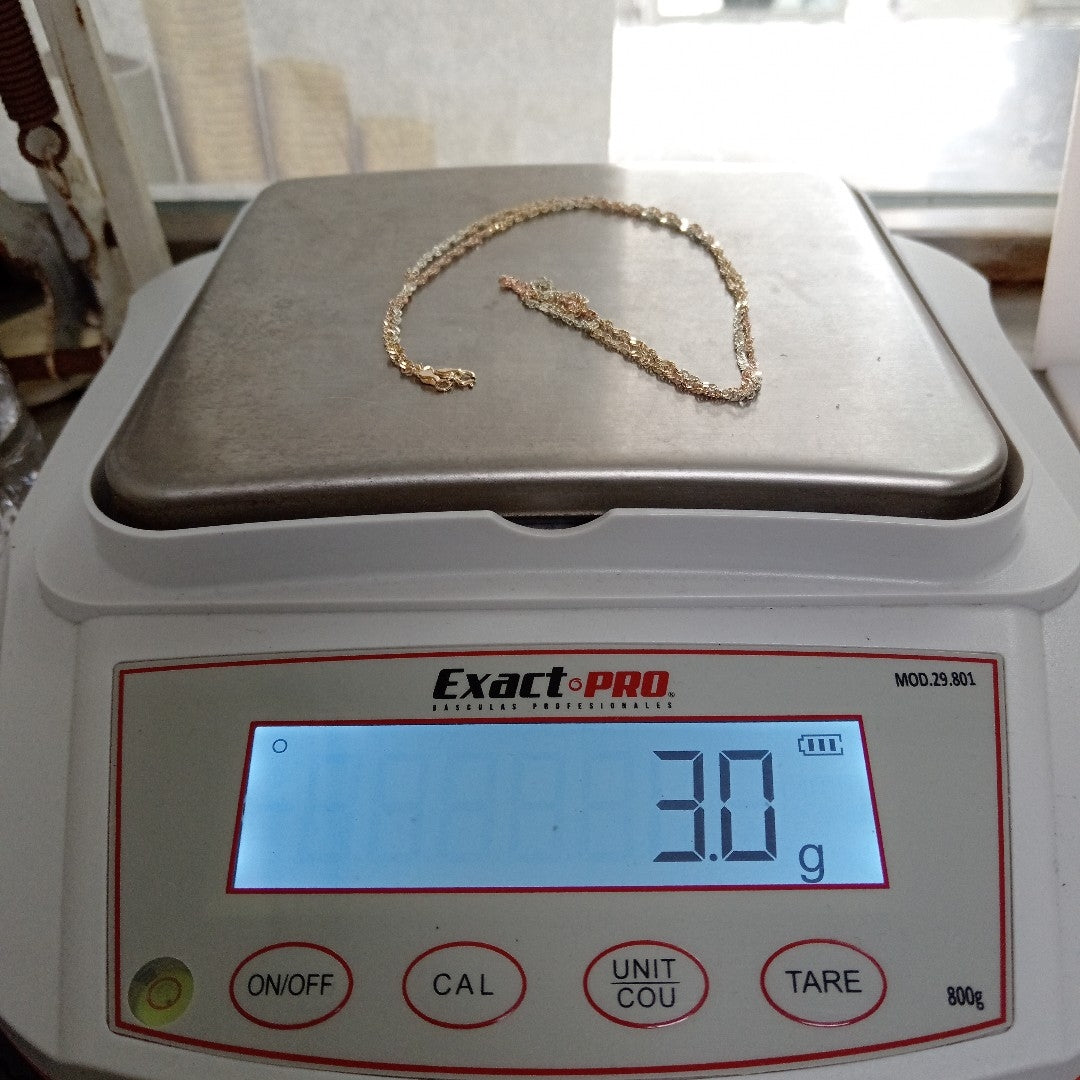 CADENA ORO 10 K 3 GRMS (SEMINUEVO)