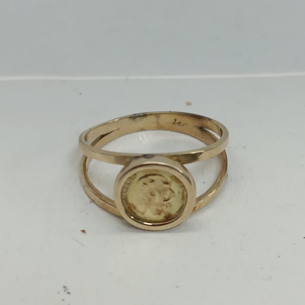 ANILLO ORO 14 K 3.4 GRMS (SEMINUEVO)