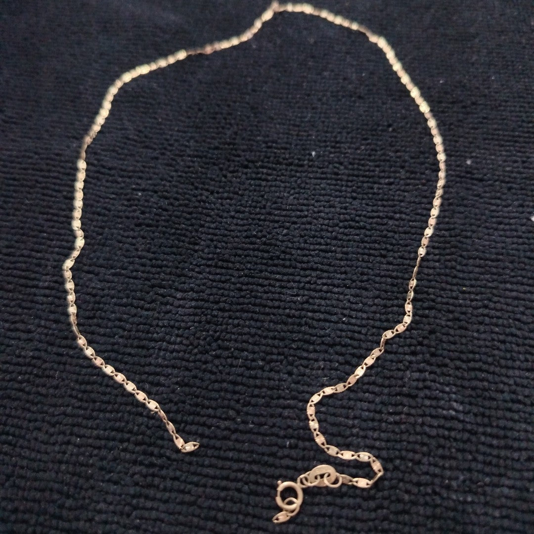 CADENA ORO COMBINADO 10 K 1,30 GRMS (SEMINUEVO)