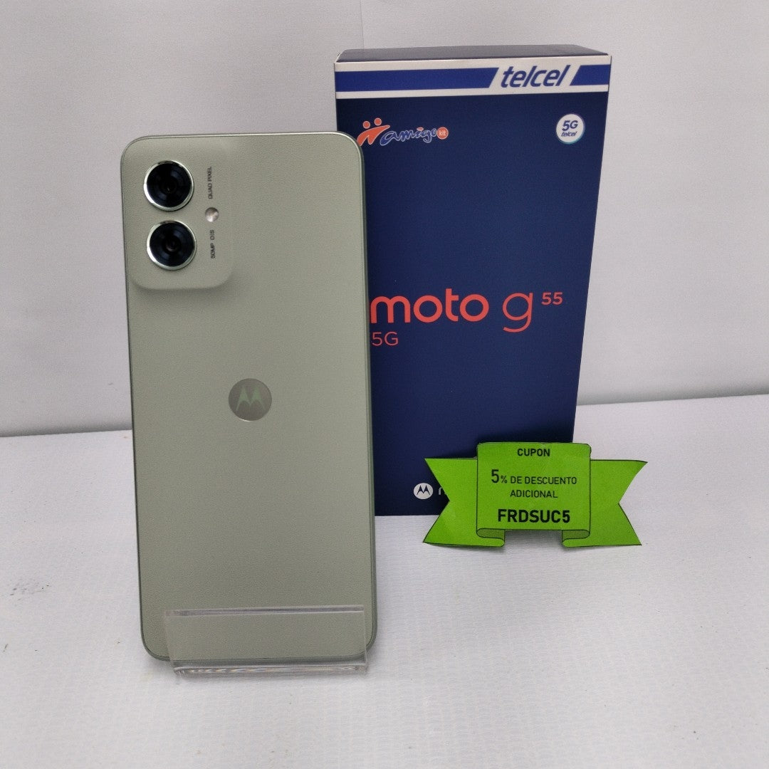 CELULAR MOTOROLA MOTO G55 5G XT2435-1(2024) 256 GB 8 GB RAM (SEMINUEVO)