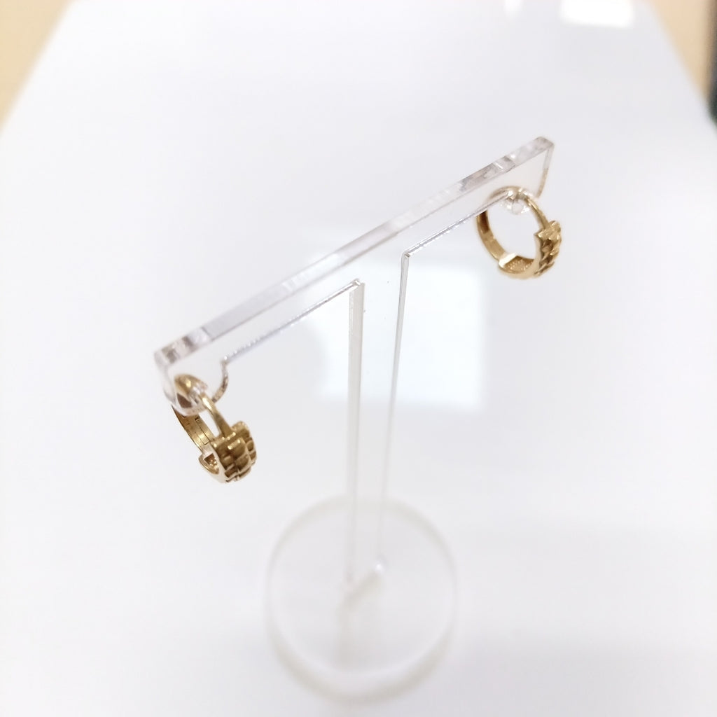 ARRACADAS PAR ORO 14 K 1.9 GRMS (SEMINUEVO)