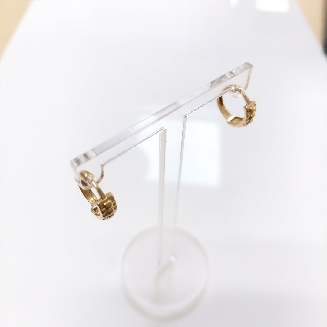ARRACADAS PAR ORO 14 K 1.9 GRMS (SEMINUEVO)