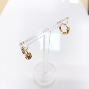 ARRACADAS PAR ORO 14 K 1.9 GRMS (SEMINUEVO)