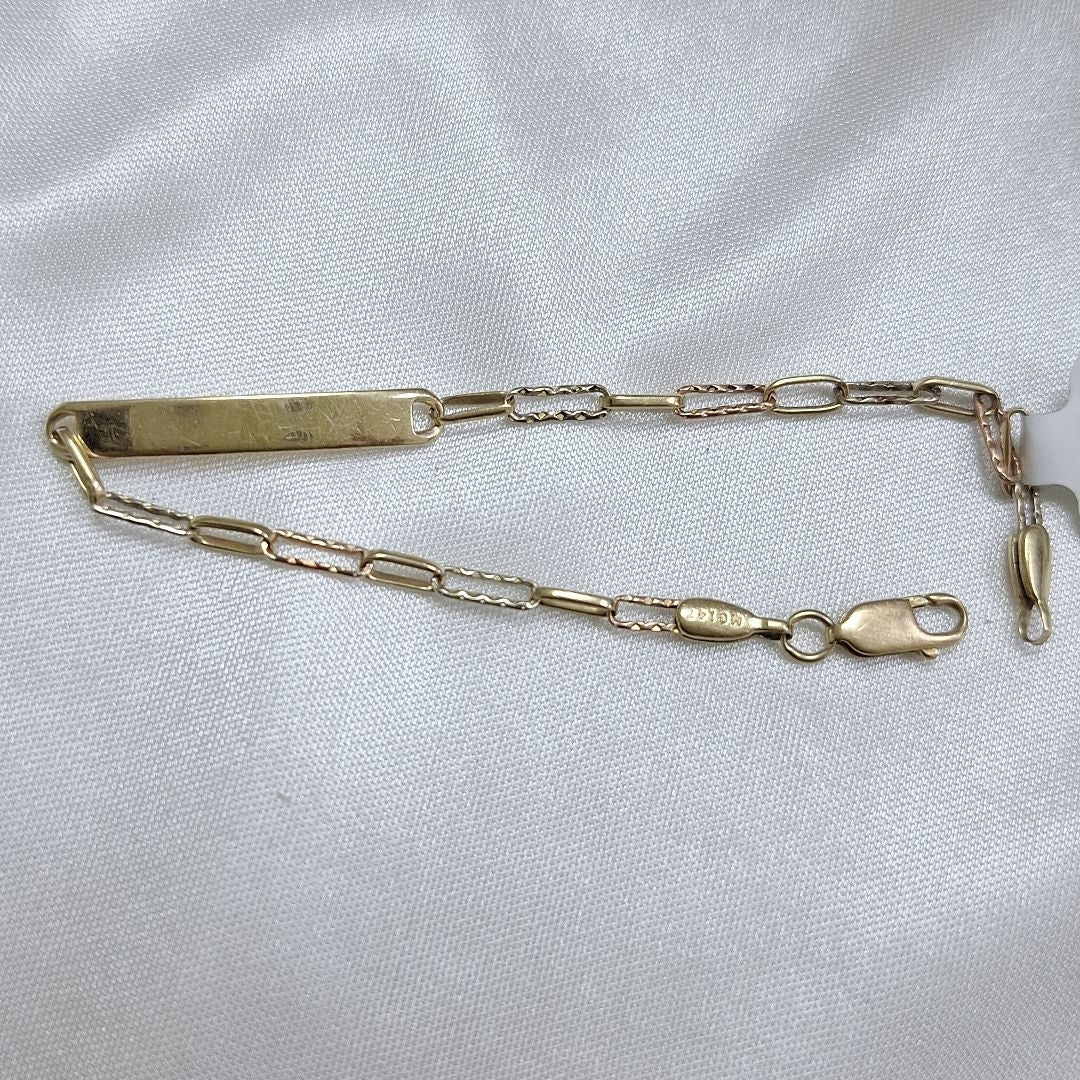 ESCLAVA ORO 14 K 3,10 GRMS (SEMINUEVO)