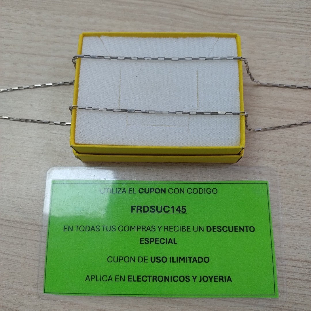 CADENA PLATA 3.2 GRMS (SEMINUEVO)