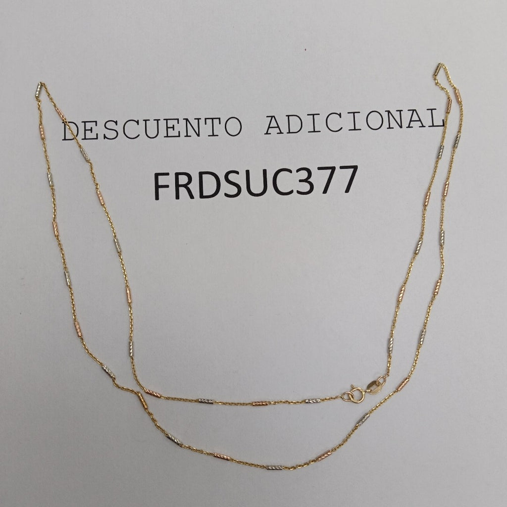 CADENA ORO 14 K 3 GRMS (SEMINUEVO)