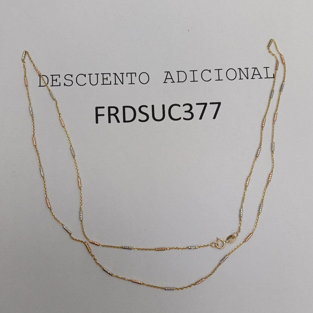 CADENA ORO 14 K 3 GRMS (SEMINUEVO)