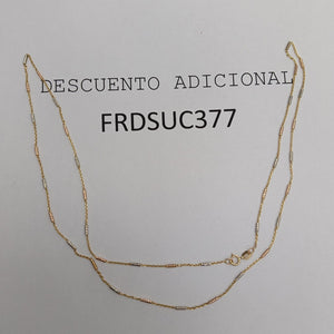 CADENA ORO 14 K 3 GRMS (SEMINUEVO)