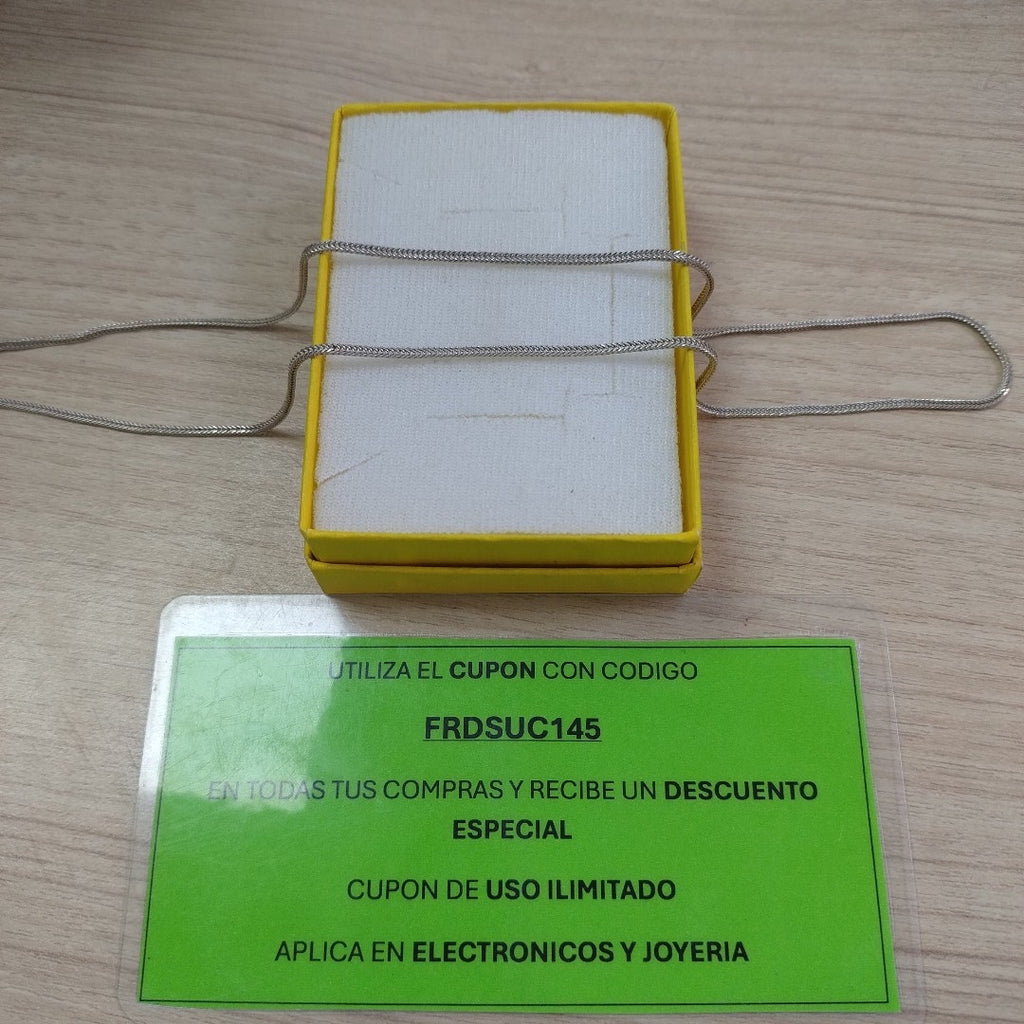 CADENA PLATA 4.1 GRMS (SEMINUEVO)