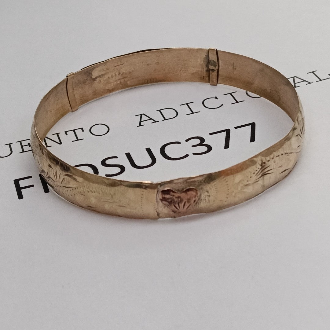 PULSERA RIGIDA ORO 8 K 5.6 GRMS (SEMINUEVO)