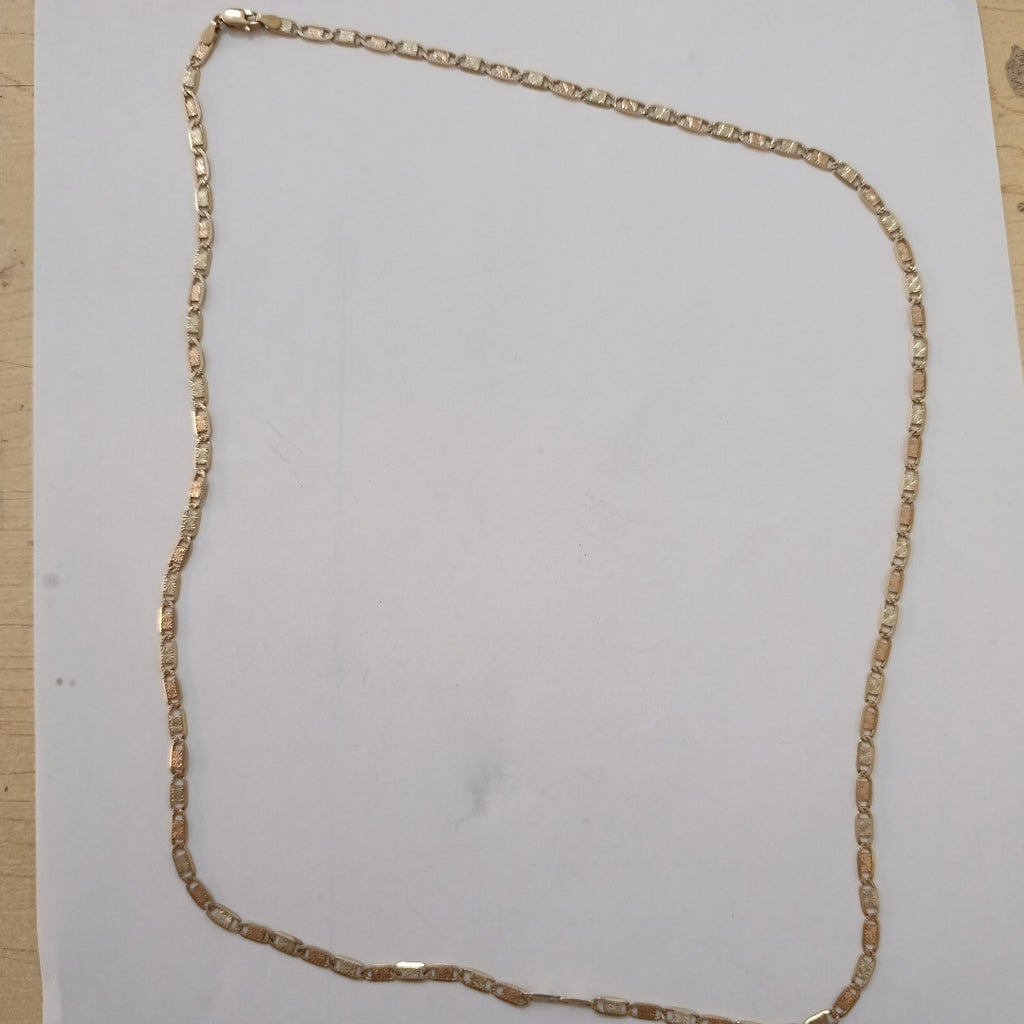 CADENA ORO COMBINADO 10 K 12.5 GRMS (SEMINUEVO)