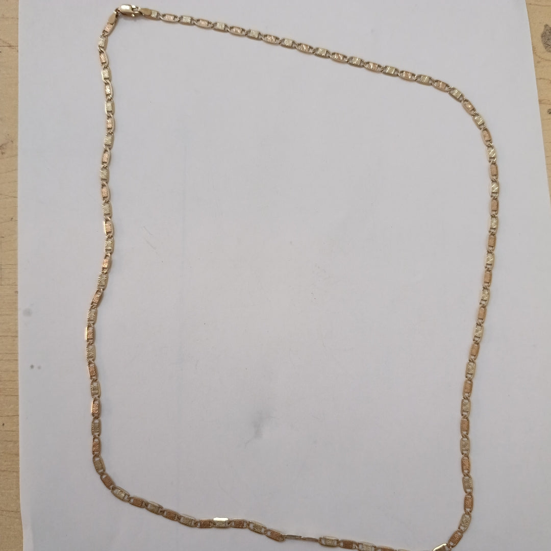 CADENA ORO COMBINADO 10 K 12.5 GRMS (SEMINUEVO)