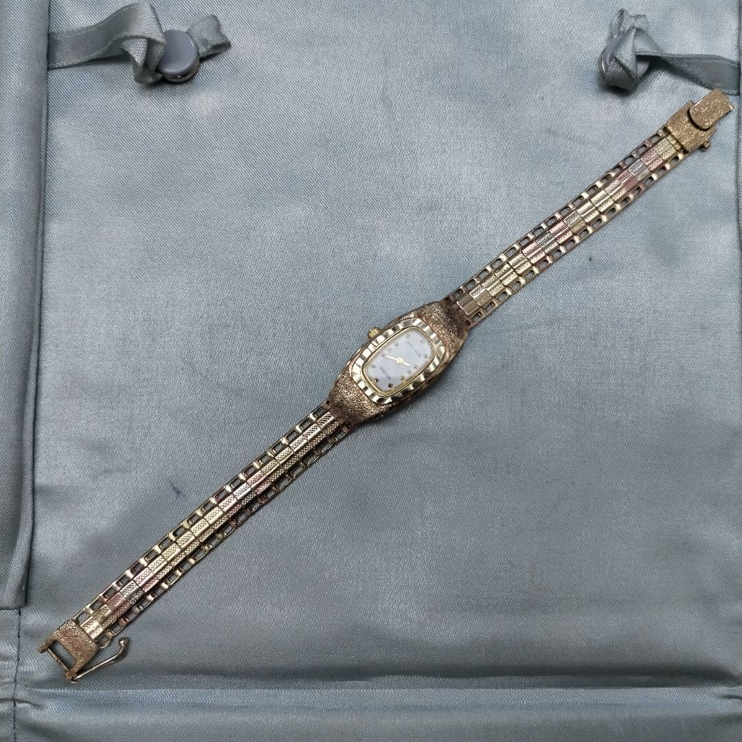 RELOJ CAJA ACERO PULSO ORO ORO 10 K 16.5 GRMS (SEMINUEVO)