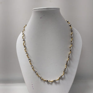 COLLAR ORO COMBINADO 18 K 34,80 GRMS (SEMINUEVO)