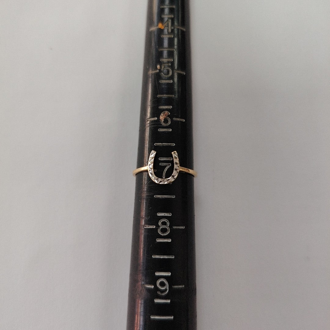 ANILLITO ORO, ORO COMBINADO 14 K 1 GRMS (SEMINUEVO)