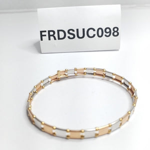 PULSERA RIGIDA ORO, ORO COMBINADO 14 K 8.3 GRMS (SEMINUEVO)