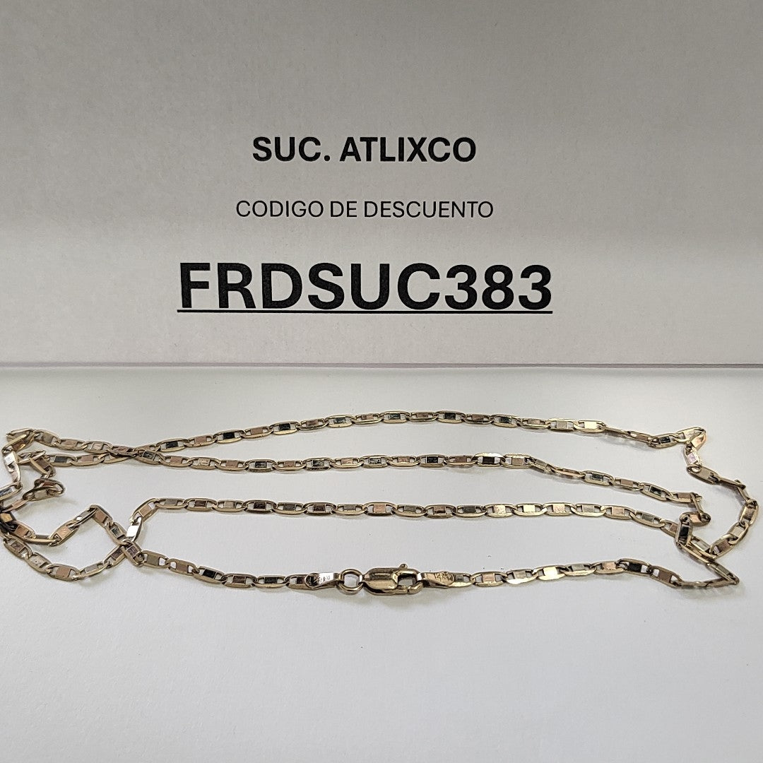 CADENA ORO 14 K 6.2 GRMS (SEMINUEVO)