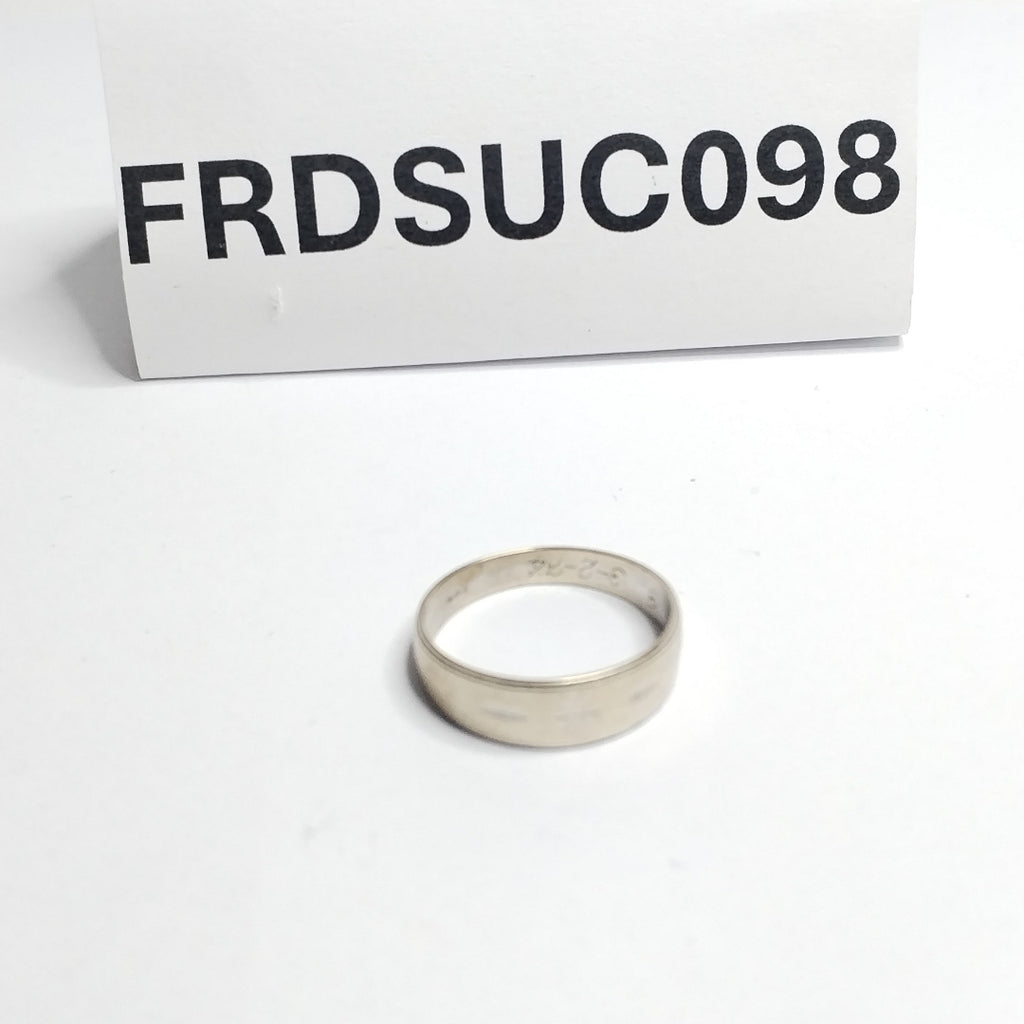 ARGOLLA ORO, ORO BLANCO 14 K 2.5 GRMS (SEMINUEVO)