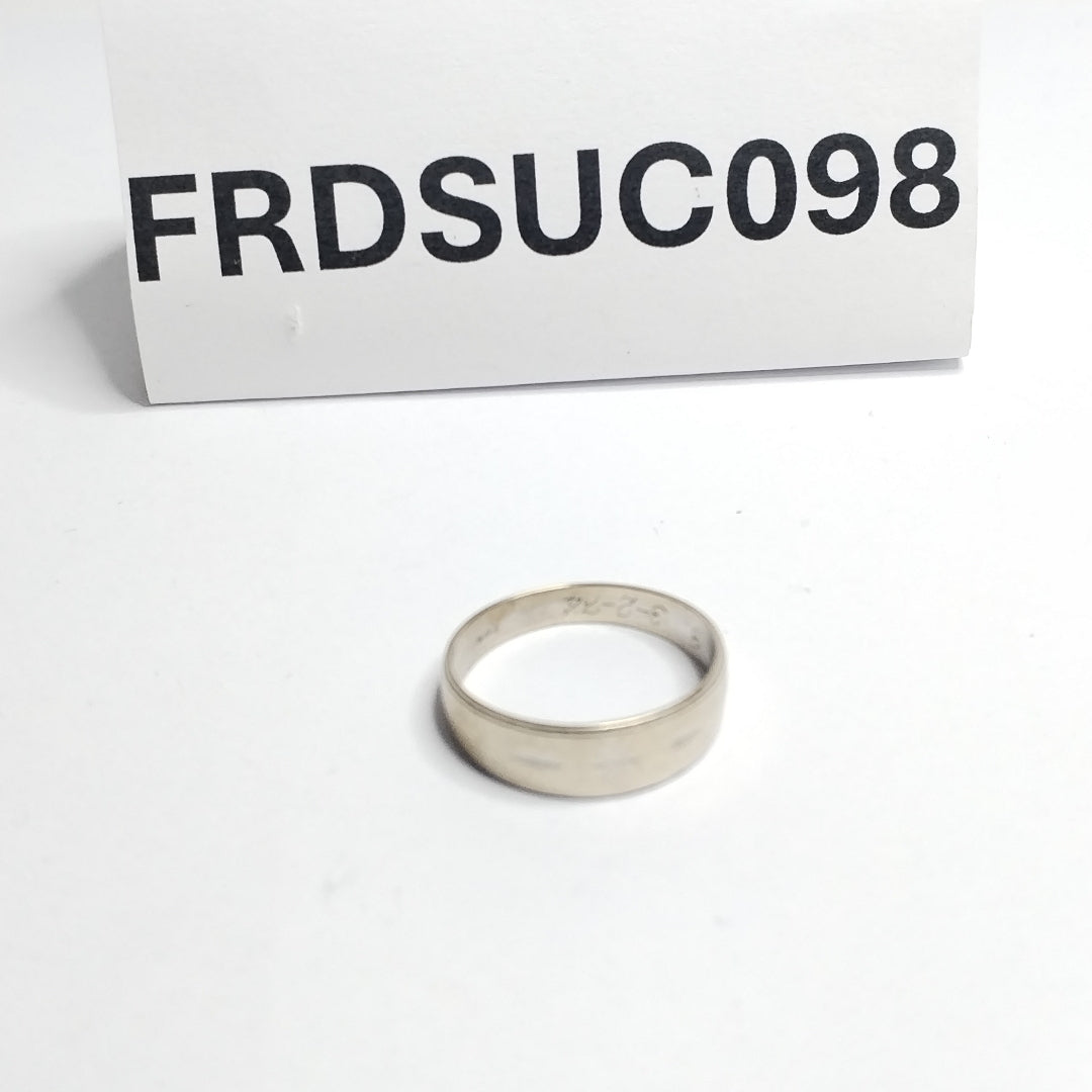 ARGOLLA ORO, ORO BLANCO 14 K 2.5 GRMS (SEMINUEVO)