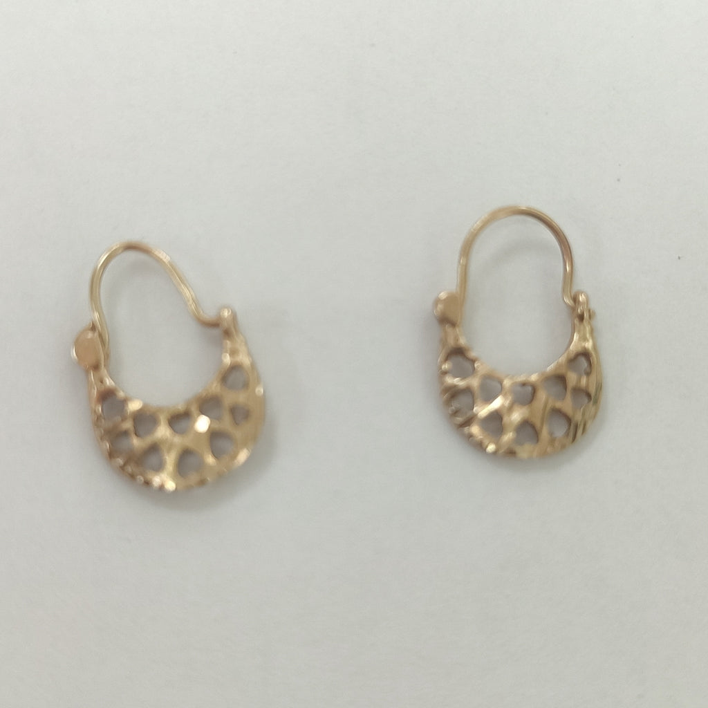 ARRACADAS PAR ORO 10 K 0.8 GRMS (SEMINUEVO)