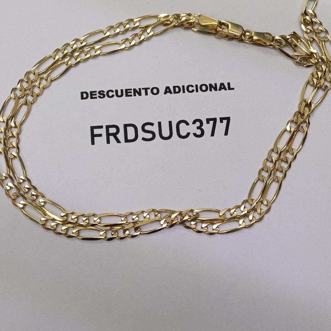 CADENA TEJIDO 3X1 12.9G 60 CM (NUEVO)