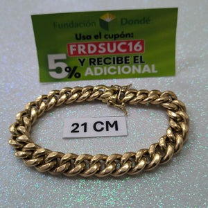PULSERA ORO 10 K 22.7 GRMS (SEMINUEVO)