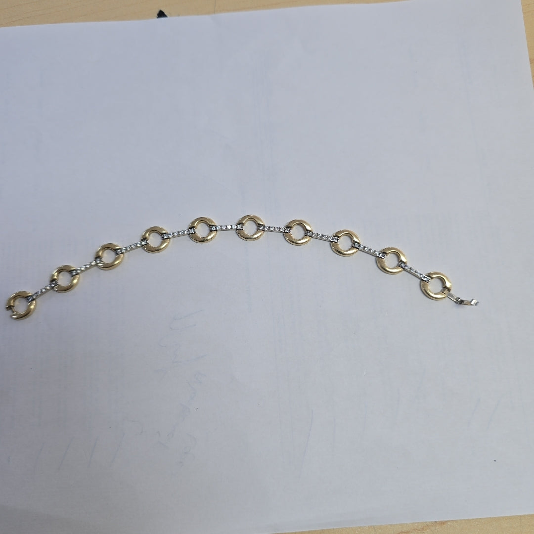 PULSERA,PULSERA RIGIDA ORO 10 K 8,70 GRMS (SEMINUEVO)