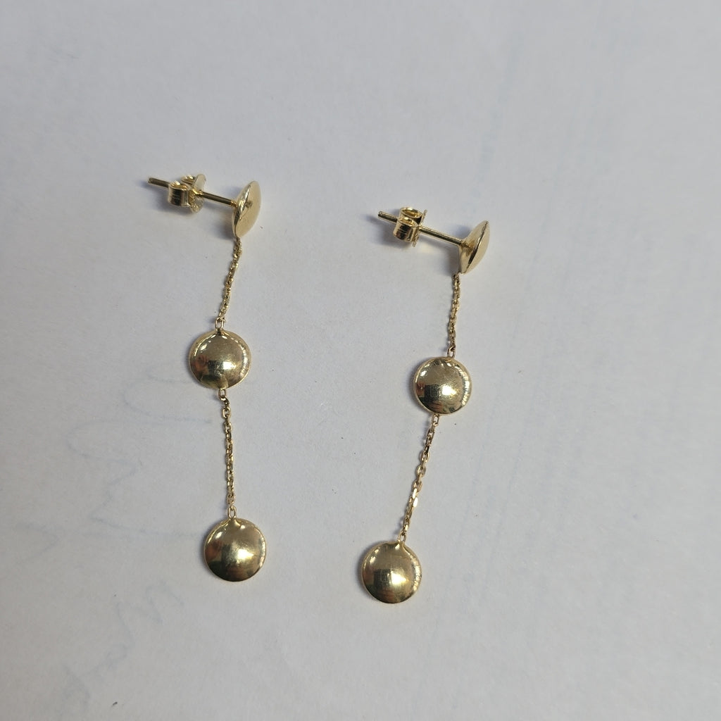 ARETES PAR ORO 8 K 2,30 GRMS (SEMINUEVO)