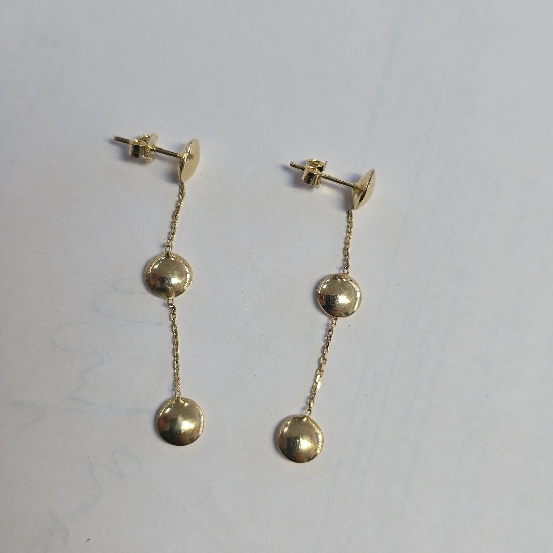 ARETES PAR ORO 8 K 2,30 GRMS (SEMINUEVO)