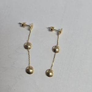 ARETES PAR ORO 8 K 2,30 GRMS (SEMINUEVO)