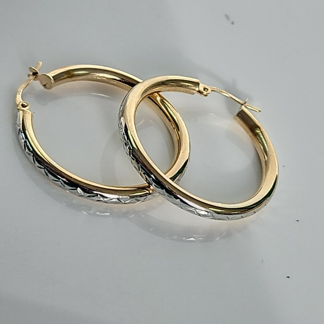ARRACADAS PAR ORO 14 K 2,00 GRMS (SEMINUEVO)