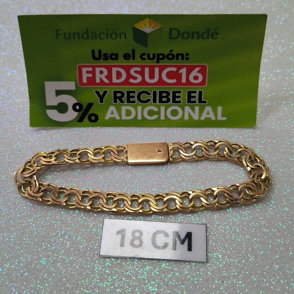 PULSERA ORO 10 K 10,10 GRMS (SEMINUEVO)