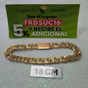 PULSERA ORO 10 K 10,10 GRMS (SEMINUEVO)