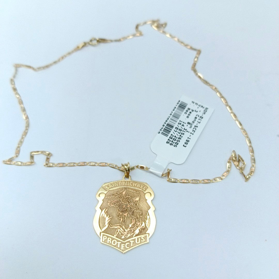 DIJE, GARGANTILLA ORO 14 K 4.5 GRMS (SEMINUEVO)