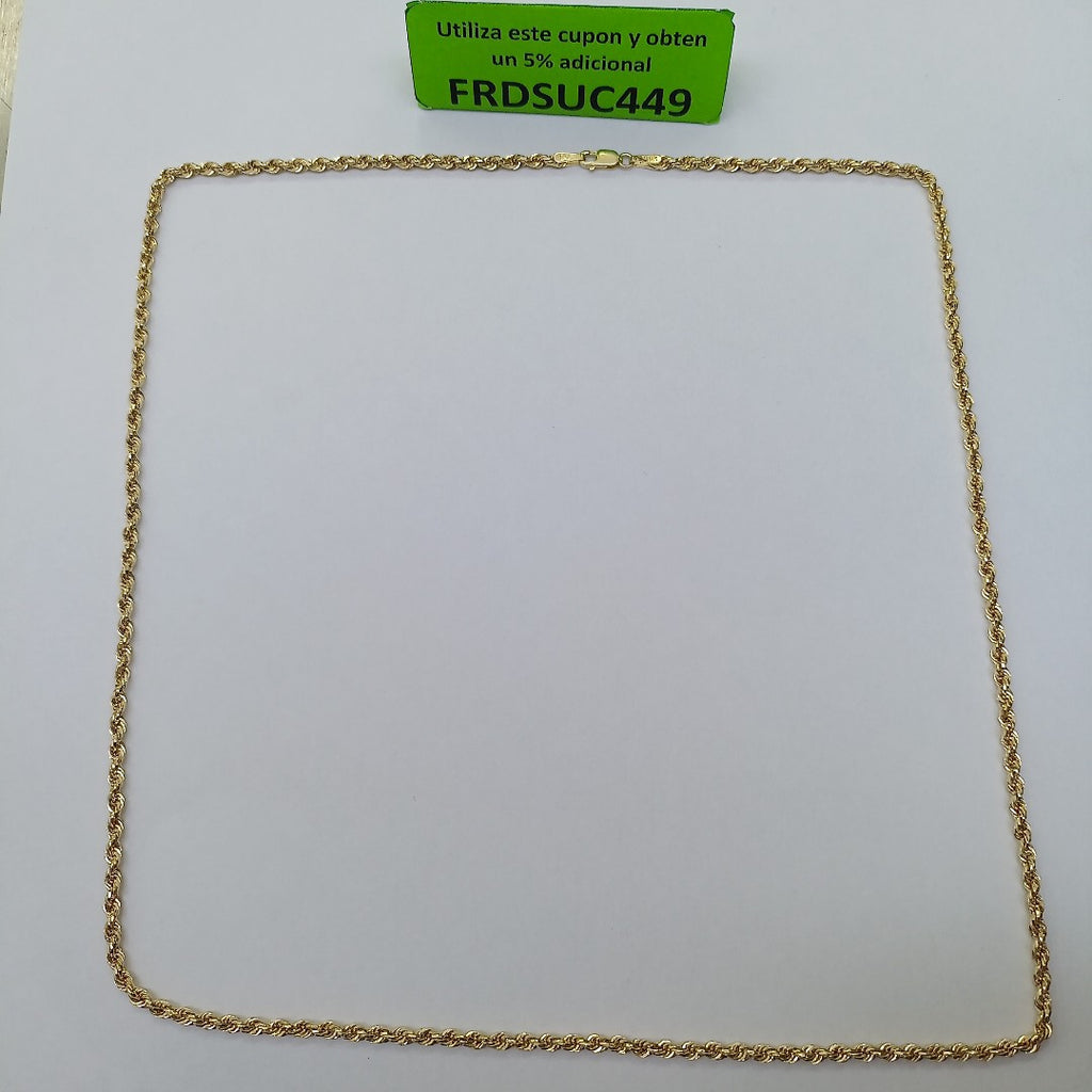 CADENA ORO 10 K 3.9 GRMS (SEMINUEVO)